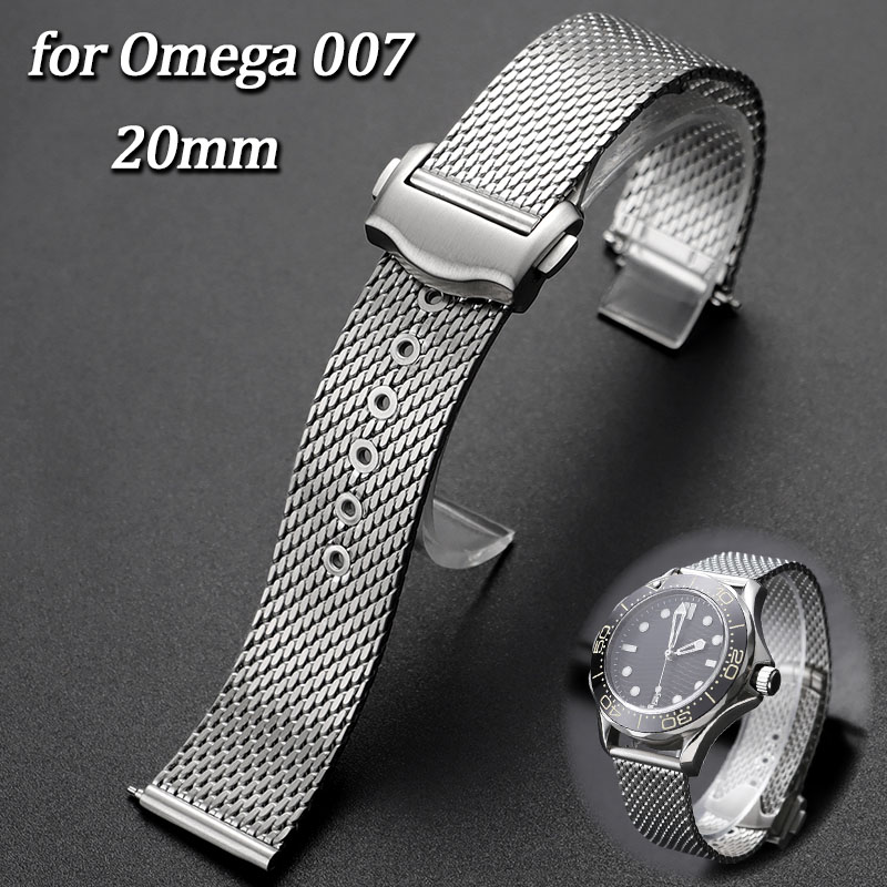 Nato Strap Nylon - Pulseira de Malha de Aço Inoxidável