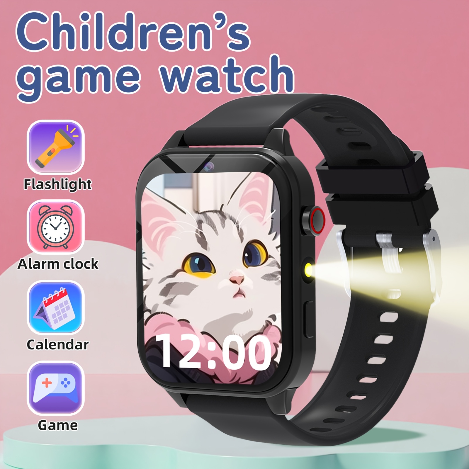 Smartwatch Digital Watches For Kids - Relógio Inteligente para Crianças com Jogos