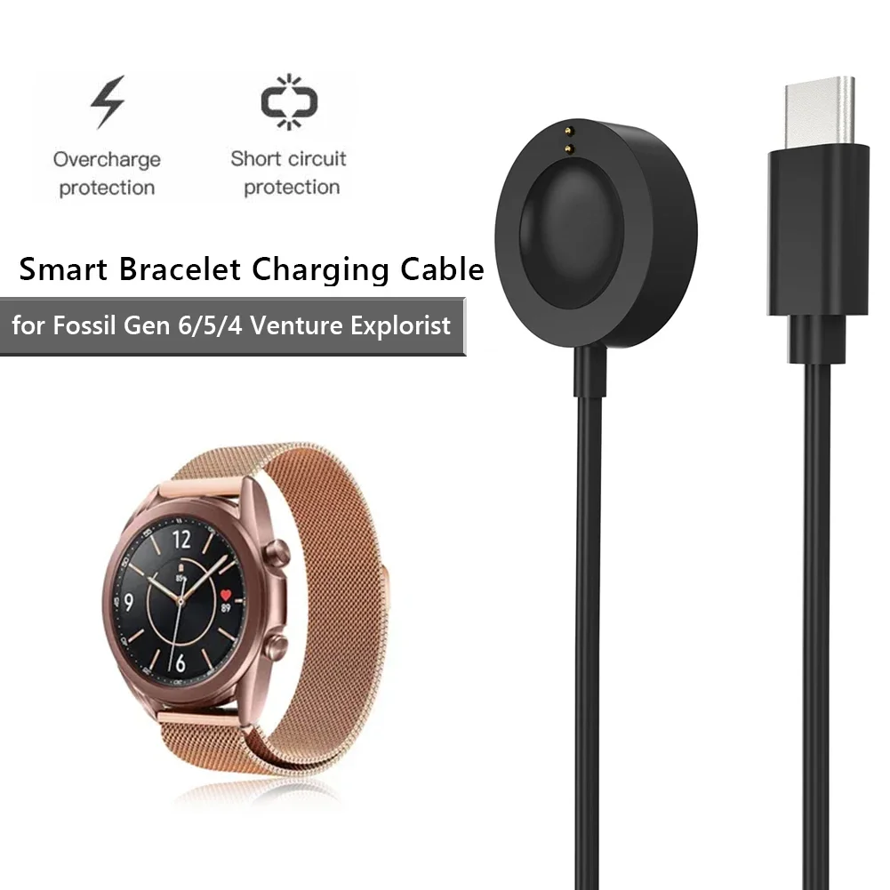Fossil Watches Smartwatch Charger - 1m usb tipo-c carregador de carga