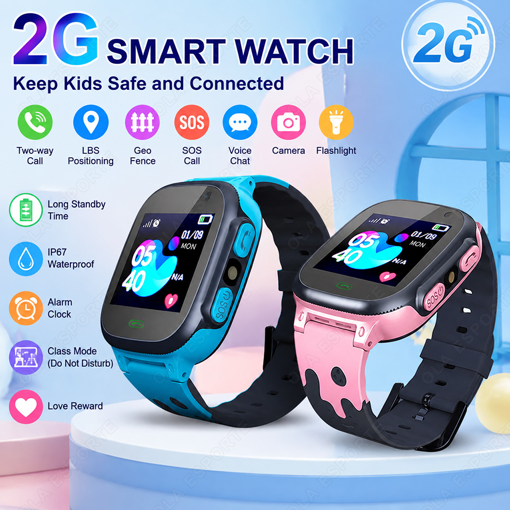Smartwatch Watches For Girls Kids - Novo Relógio Inteligente Infantil com Tela