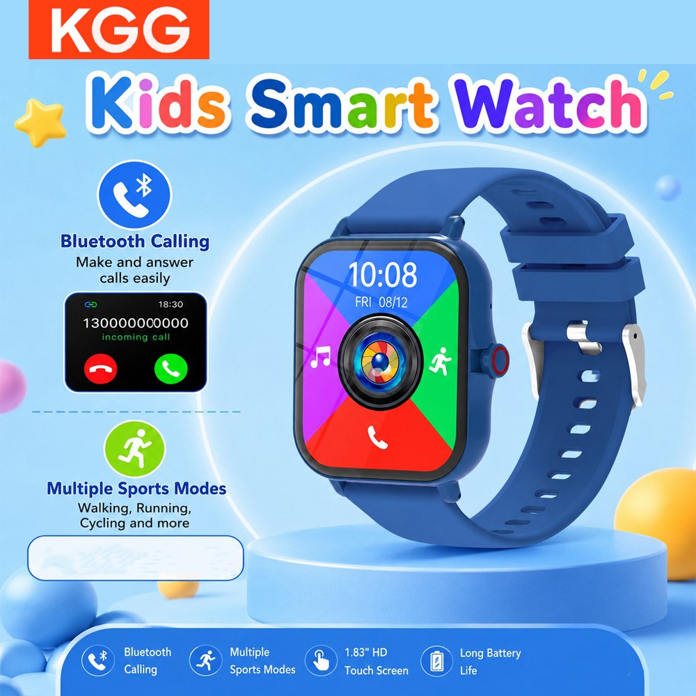 Smartwatch Watches For Girls Kids - Relógio Inteligente Infantil com Tela HD