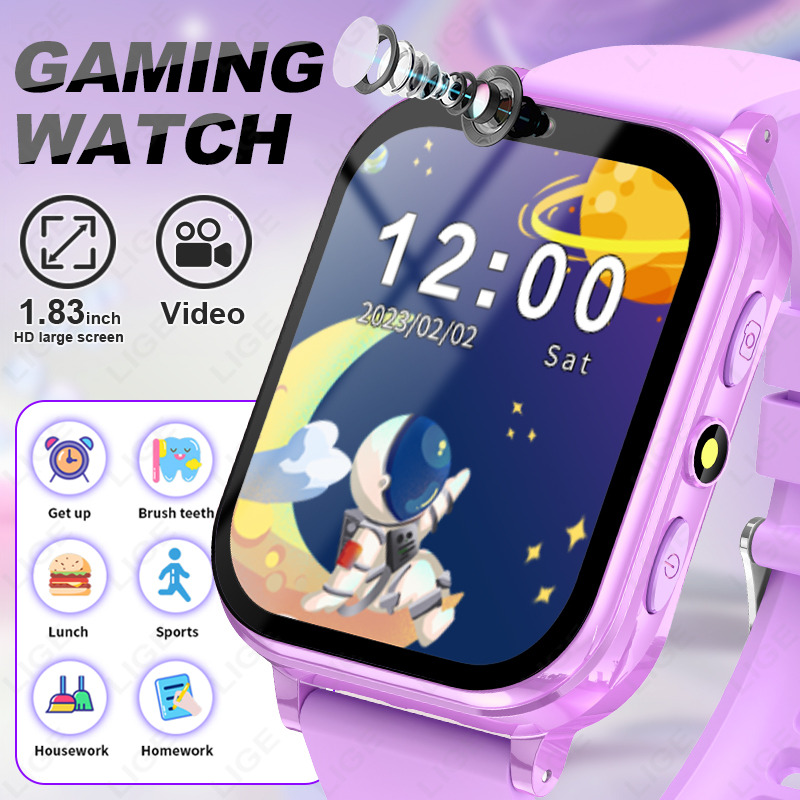Smartwatch Digital Watches For Girls - LIGE Kid Digital Smart Watch Estudante