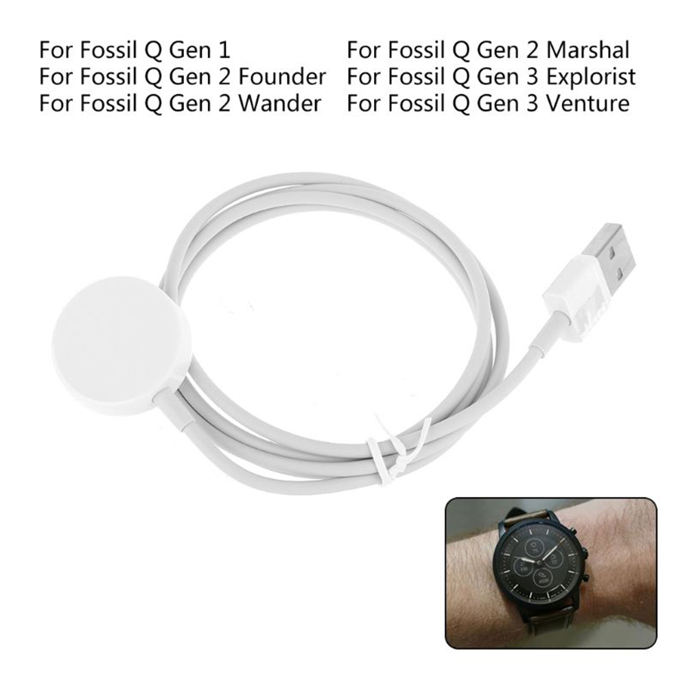 Fossil Watches Smartwatch Charger - Carregador Magnético USB para Smartwatch com