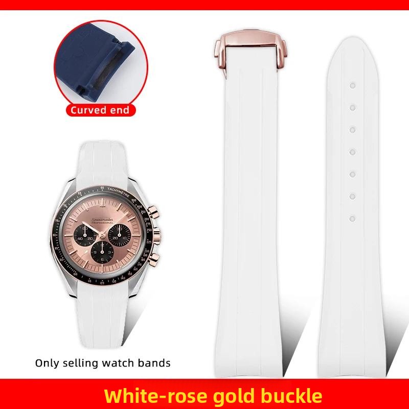 Omega Watch Speedmaster - Pulseira de relógio em silicone para