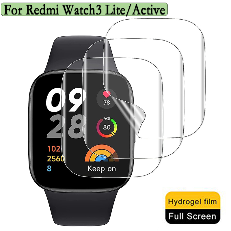 Watch Redmi - 3/6 pçs película protetora de hidrogel