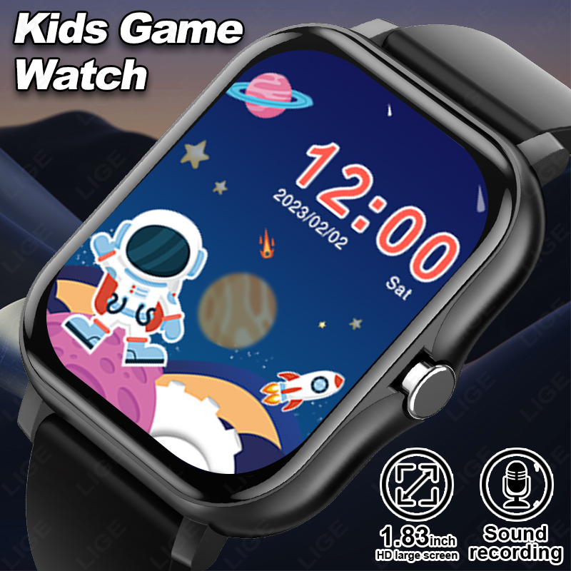 Smartwatch Watches For Girls Kids - Lige 2025 audiolivro crianças smartwatch moda