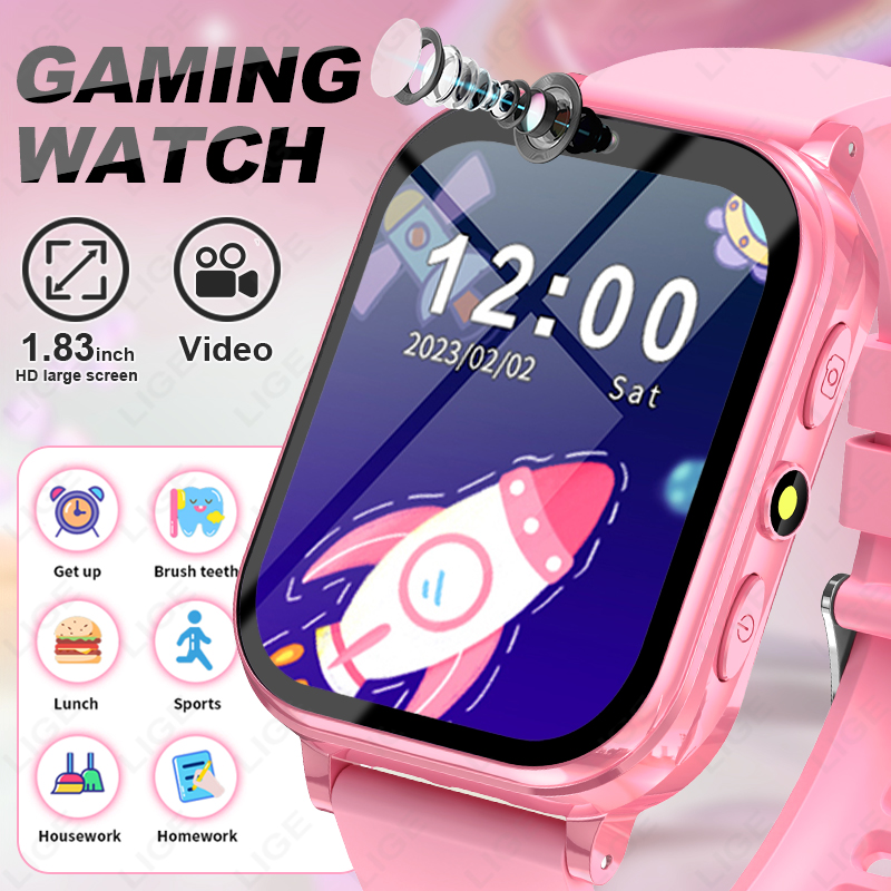 Smartwatch Watches For Girls Kids - LIGE Relógio Inteligente Infantil Menina Menino