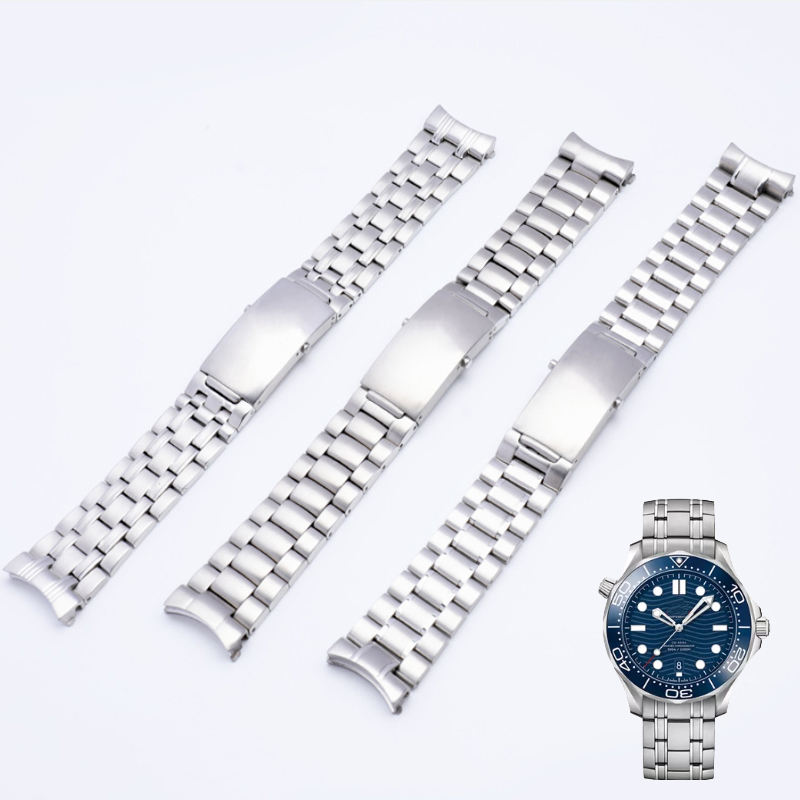 Omega Watch Speedmaster - Pulseiras de relógio de aço inoxidável