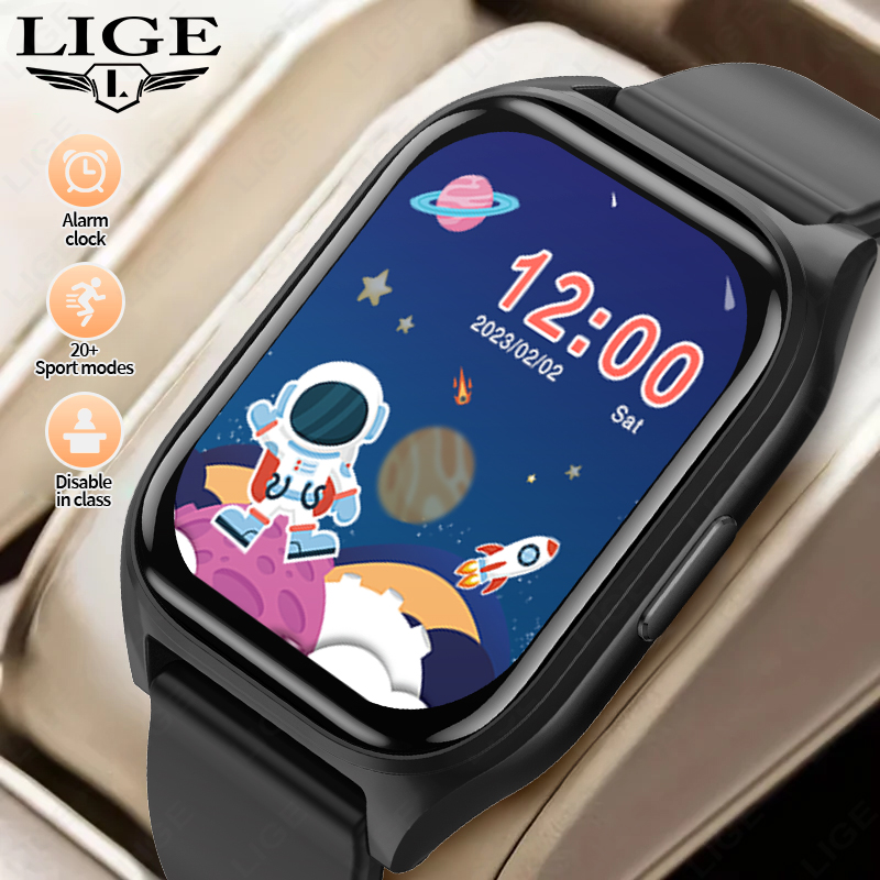 Smartwatch Digital Watches For Girls - LIGE Presentes de Crescimento das Crianças