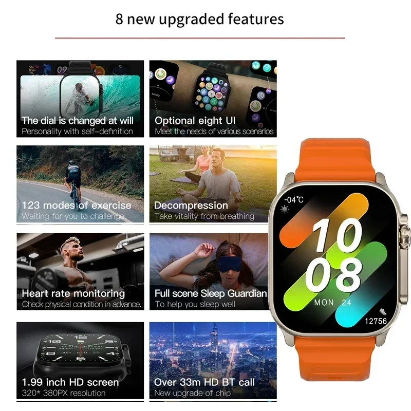 Novo Relógio T10 Ultra Smart W - Smartwatch Watches Price avaliação e preço