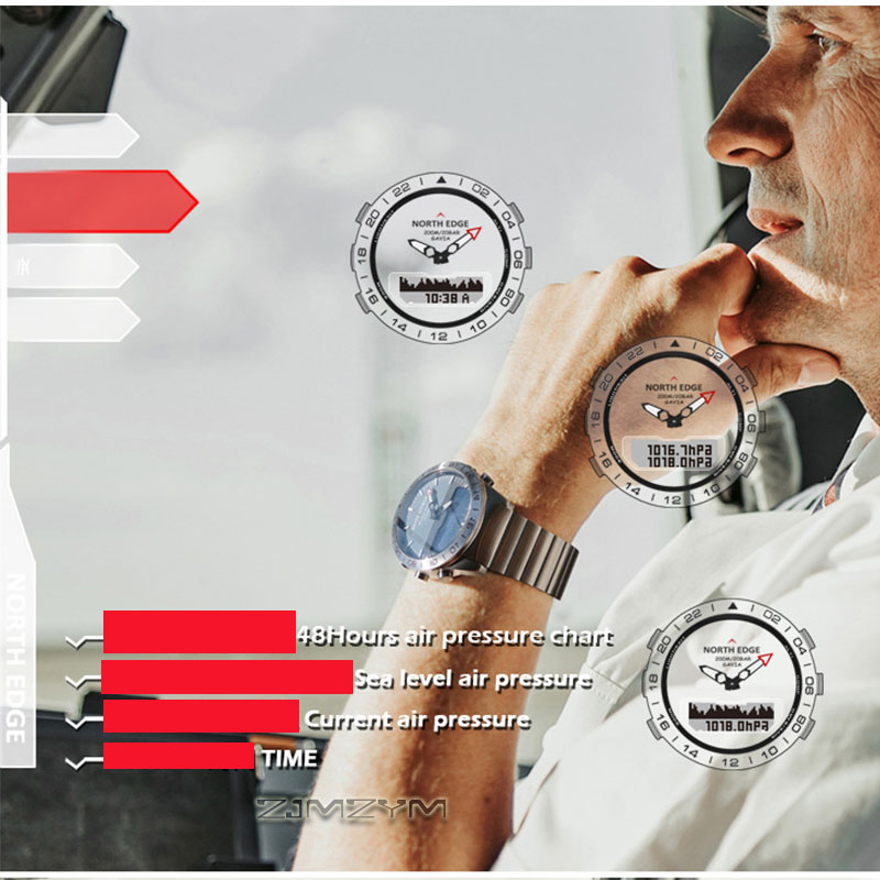 Relógio de mergulho analógico  - Altimeter Compass Watch avaliação e preço