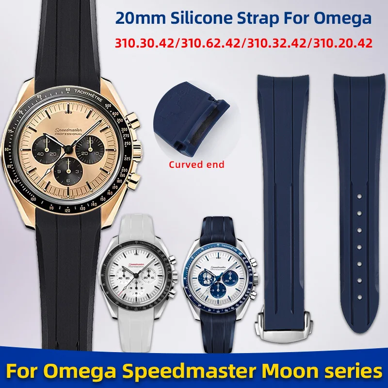 Pulseira de relógio em silicon - Omega Watch Speedmaster avaliação e preço
