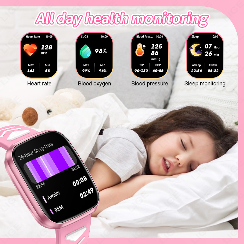 Relógio inteligente LIGE para  - Smartwatch Digital Watches For Girls avaliação e preço