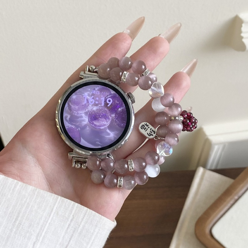 Pulseira Elegante e Chique com - Smartwatch Purple Watches For Women avaliação e preço
