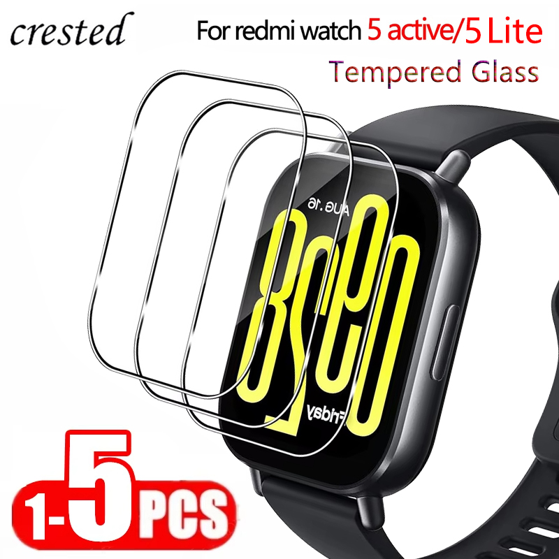 1-5 peças de vidro temperado p - Watch Redmi avaliação e preço