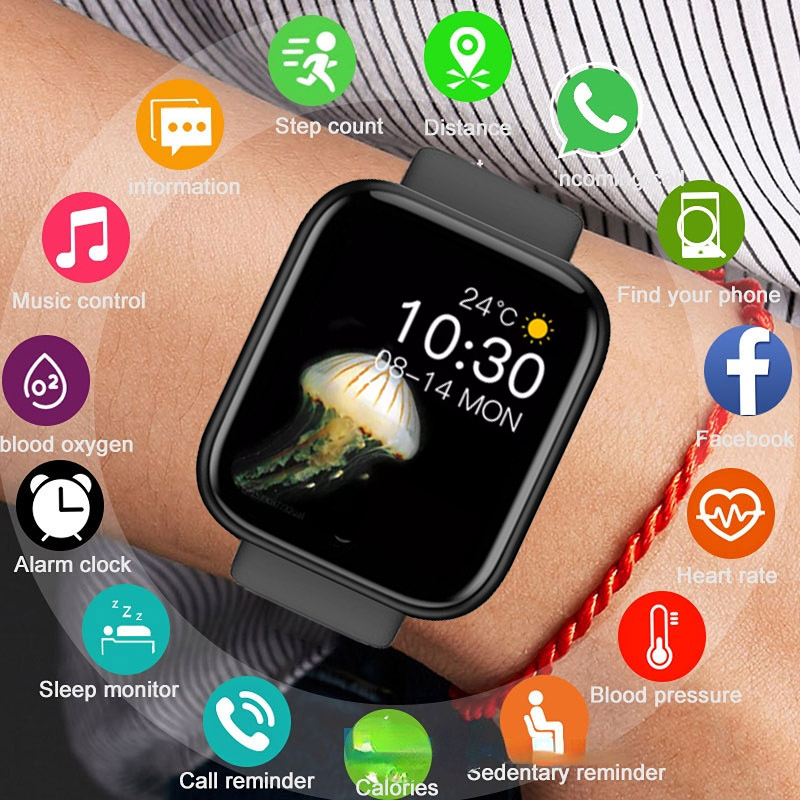 Relógio eletrônico inteligente - Smartwatch Iphone Watch For Men avaliação e preço