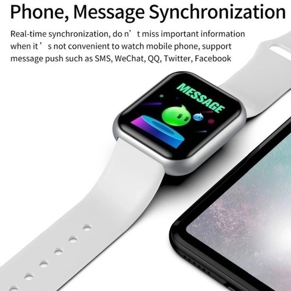 Relógio eletrônico inteligente - Smartwatch Iphone Watch For Men avaliação e preço
