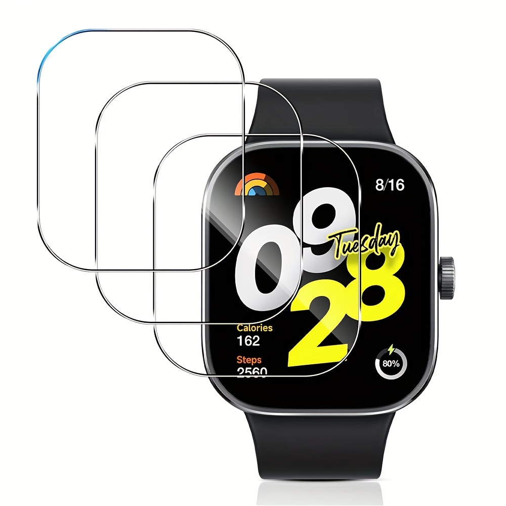 3-5 pçs vidro temperado premiu - Watch Redmi avaliação e preço