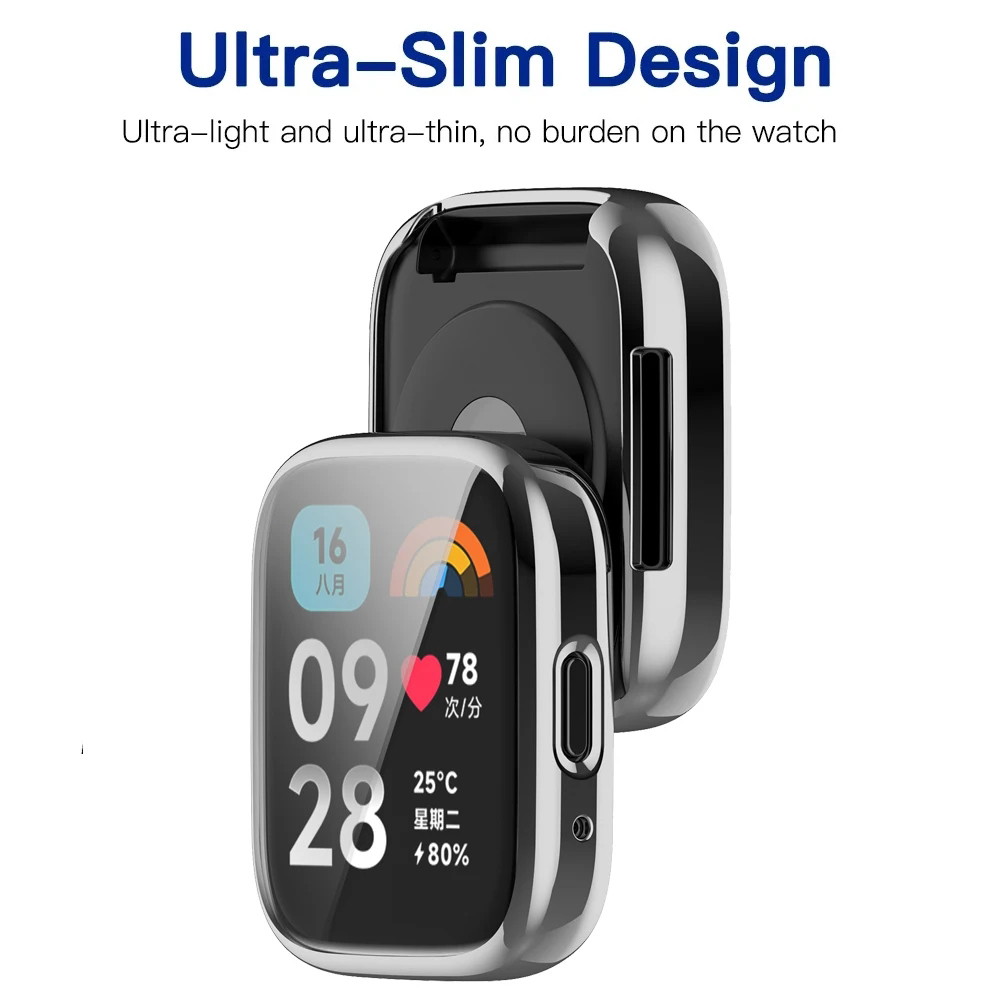 Capa protetora de tela tpu par - Watch Redmi avaliação e preço