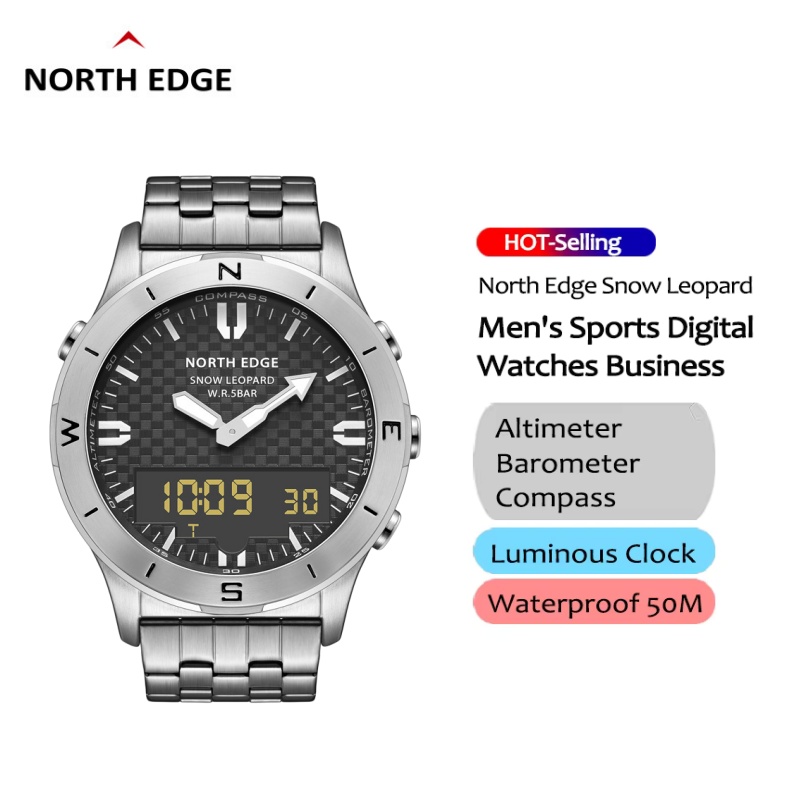 Relógio Digital Masculino NORT - Altimeter Compass Watch avaliação e preço