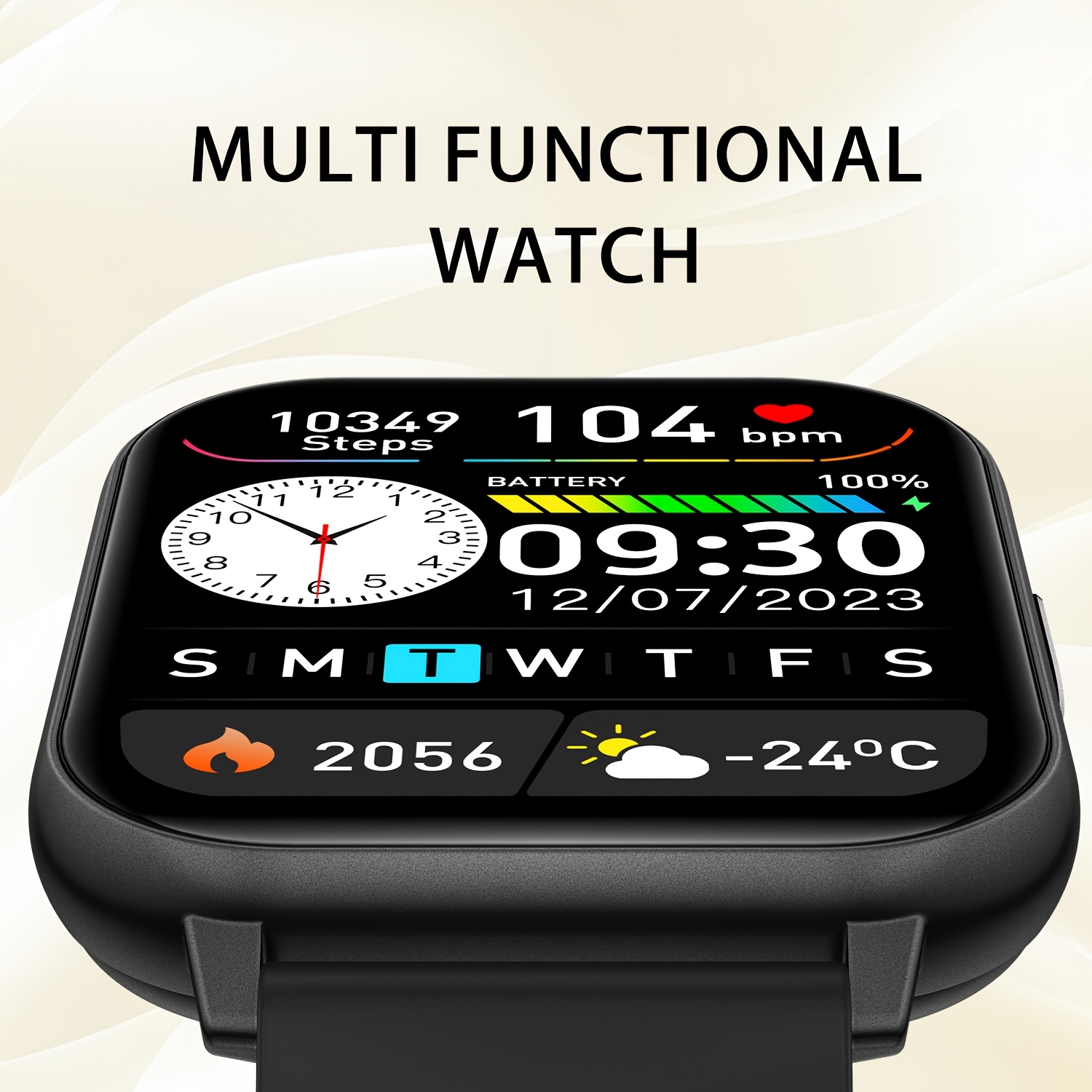 Relógio Inteligente Esportivo, - Smartwatch Iphone Watch For Men avaliação e preço