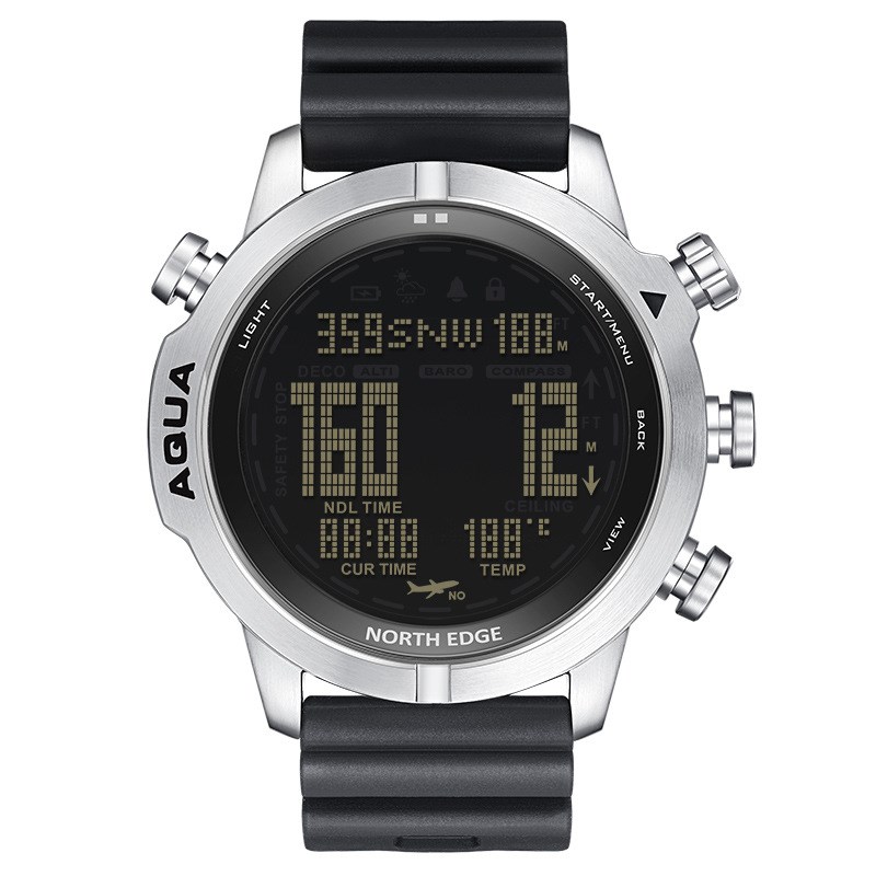 Relógio de computador de mergu - Altimeter Compass Watch avaliação e preço
