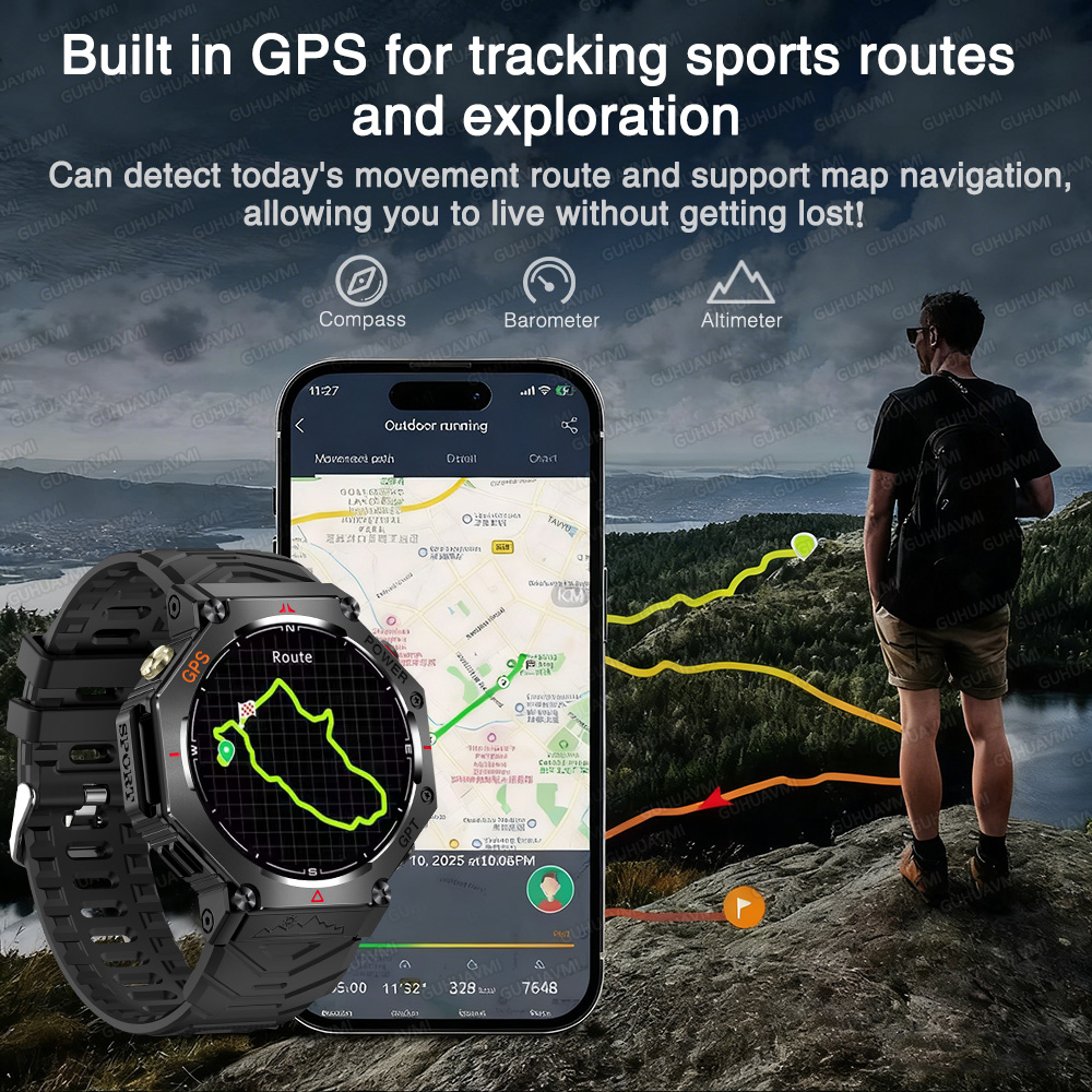 Novo Smartwatch Esportivo Outd - Altimeter Compass Watch avaliação e preço