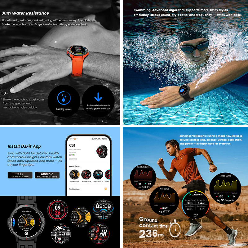 NOVO Smartwatch Militar GPS 3A - Smartwatch Timex Watches For Women avaliação e preço