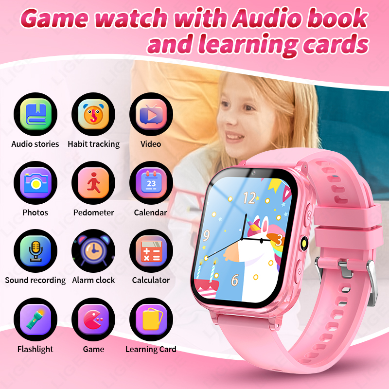 LIGE Relógio Inteligente Infan - Smartwatch Watches For Girls Kids avaliação e preço