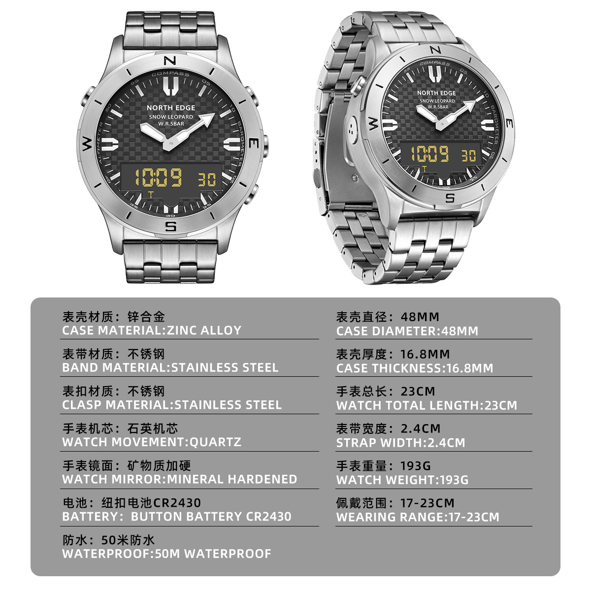 Relógio Inteligente Masculino  - Altimeter Compass Watch avaliação e preço