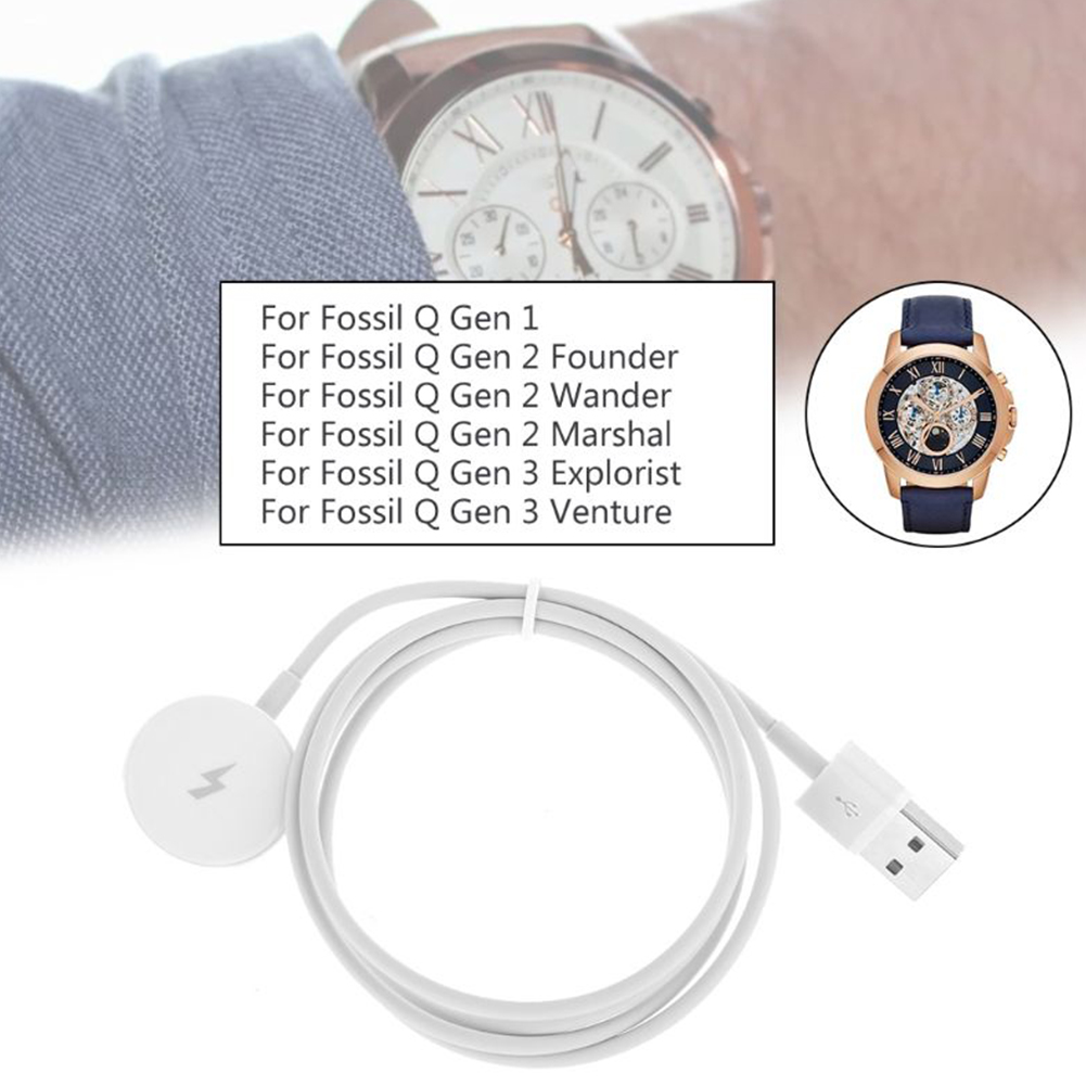 Carregador magnético para smar - Fossil Watches Smartwatch Charger avaliação e preço