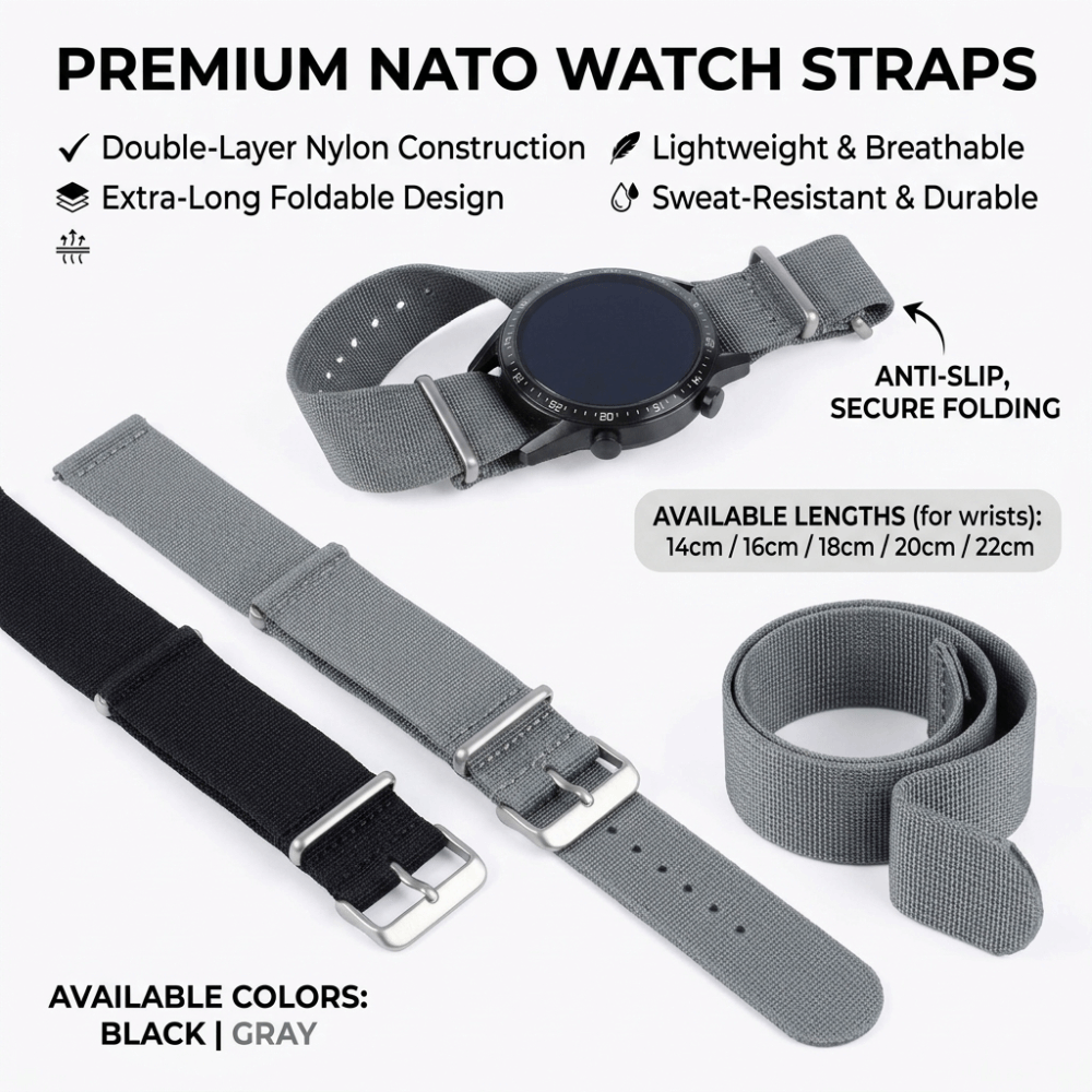 Pulseira de Relógio NATO 14/16 - Nato Strap Nylon avaliação e preço
