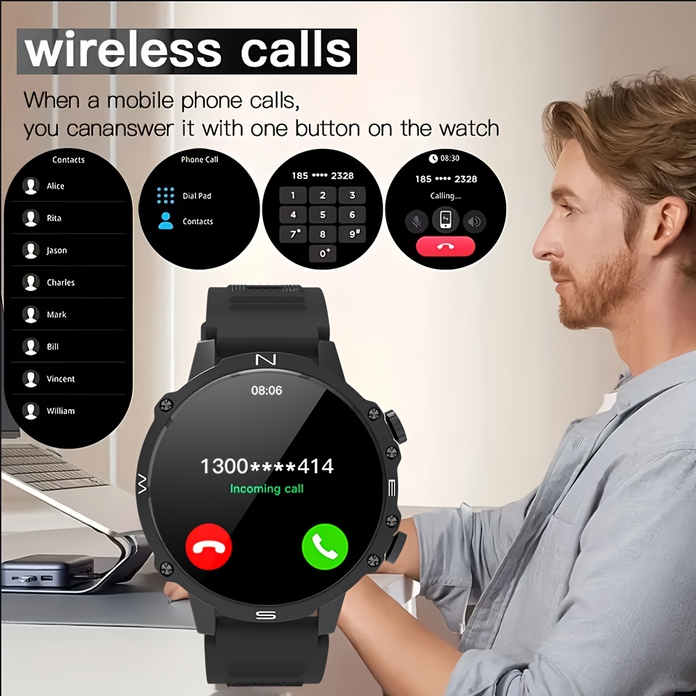 Relógio Inteligente Masculino, - Smartwatch Iphone Watch For Men avaliação e preço