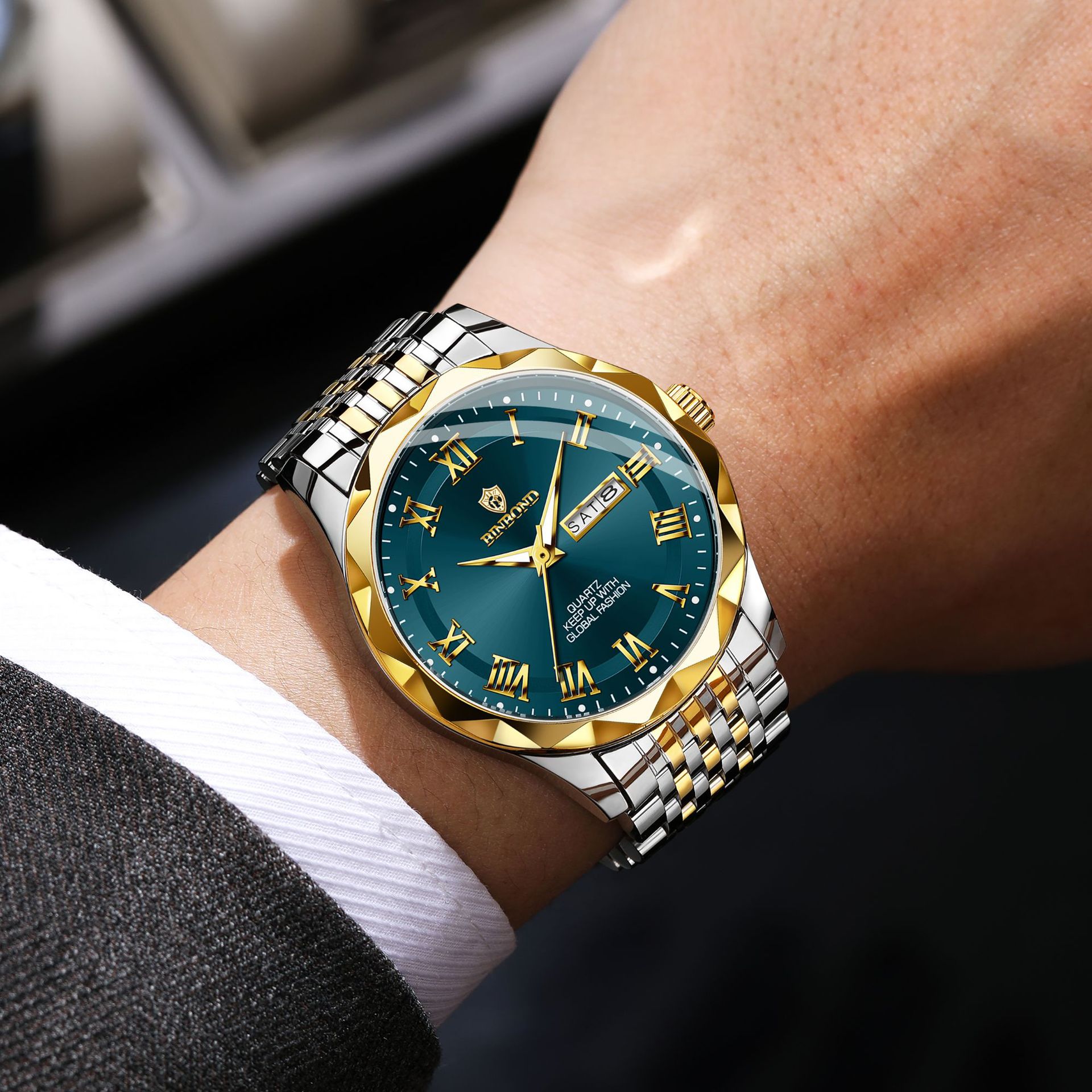 Relógios de Pulso de Quartzo d - Smartwatch Luxury Watches For Men avaliação e preço