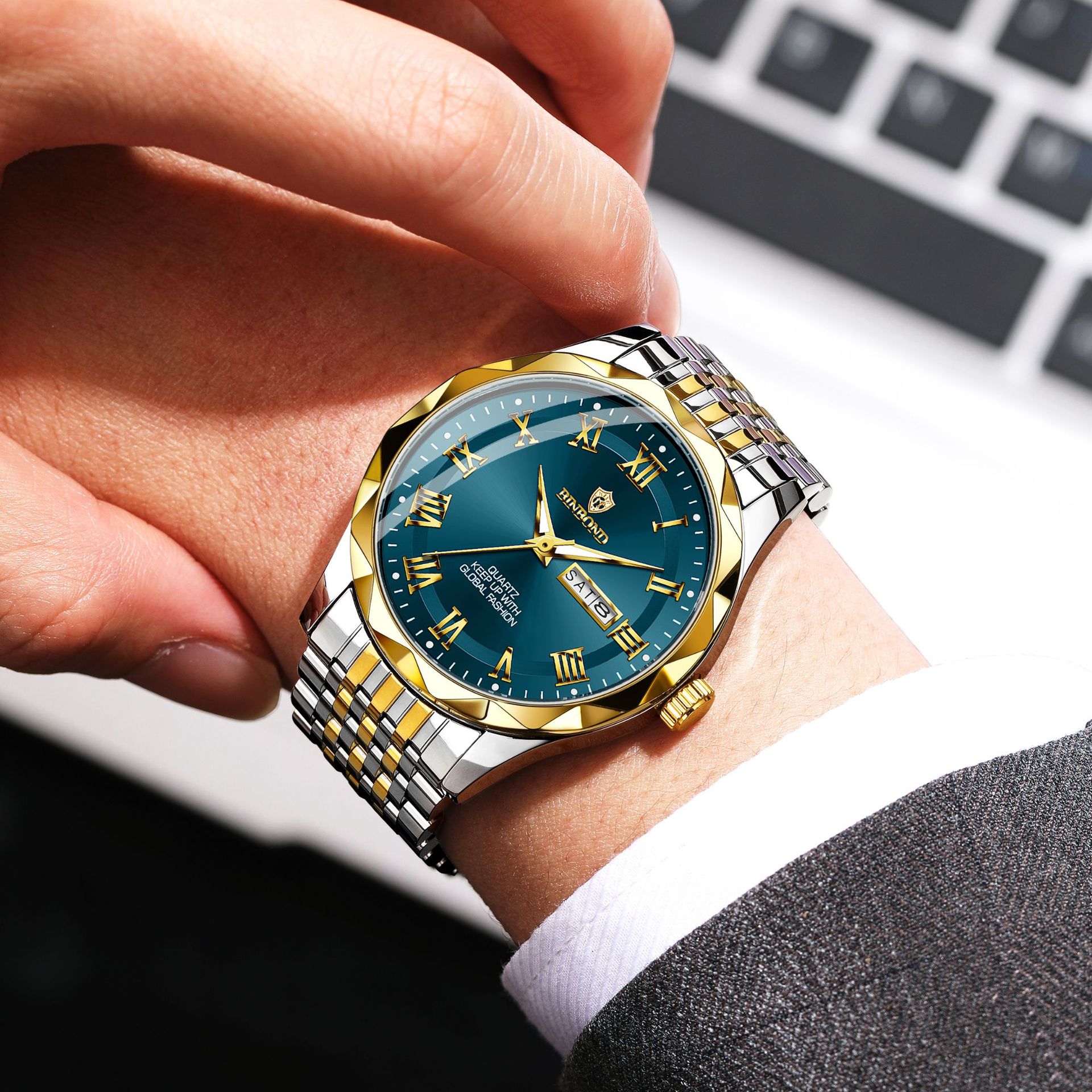 Relógios de Pulso de Quartzo d - Smartwatch Luxury Watches For Men avaliação e preço