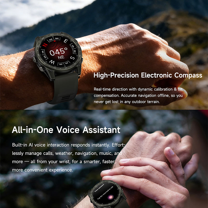 Novo Relógio Inteligente à Pro - Altimeter Compass Watch avaliação e preço
